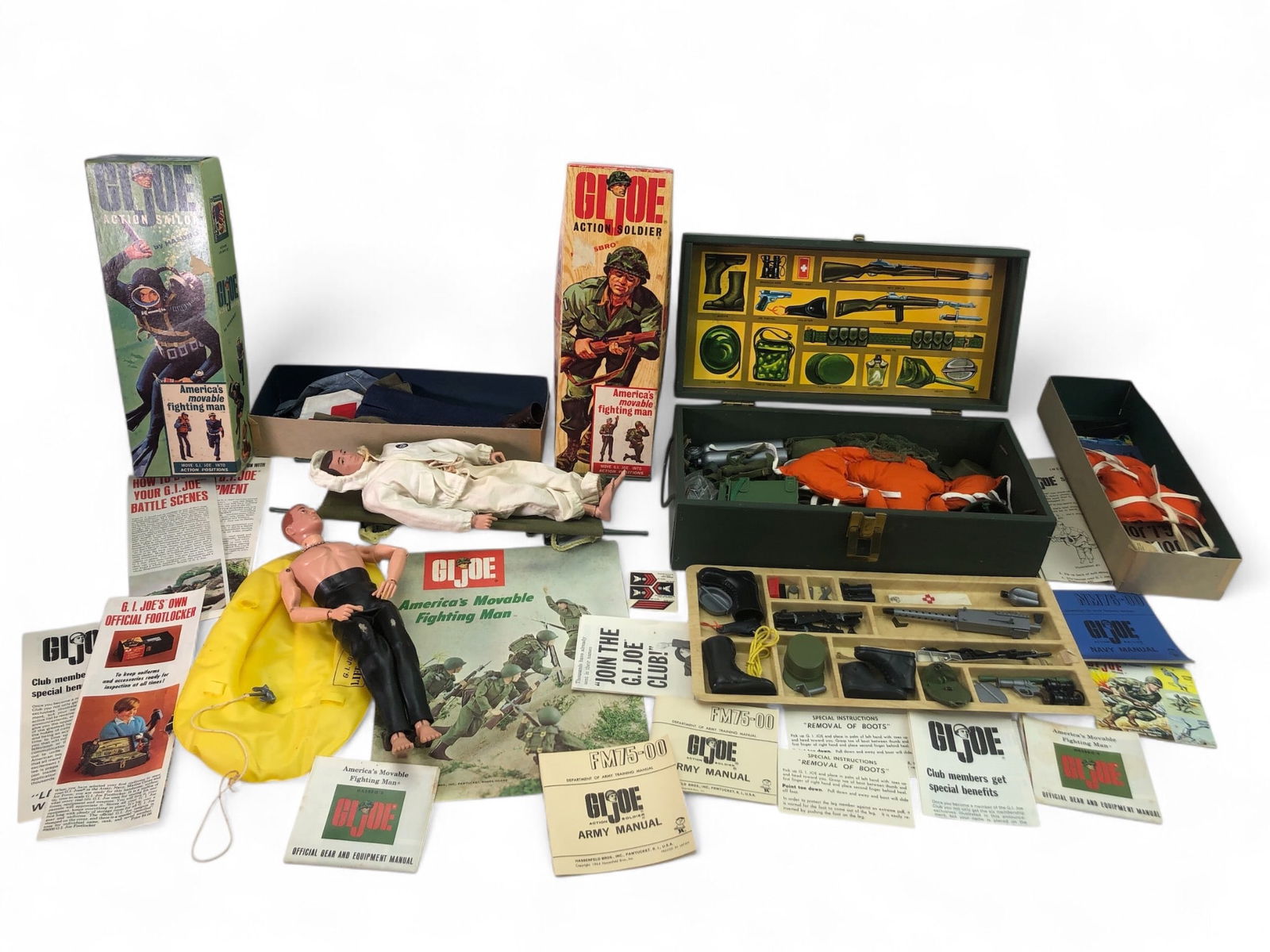 Vtg G.I. Joe Action Figure Lot (1 of 10)