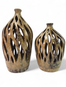 Peek-A-Boo Pottery Vase Holders