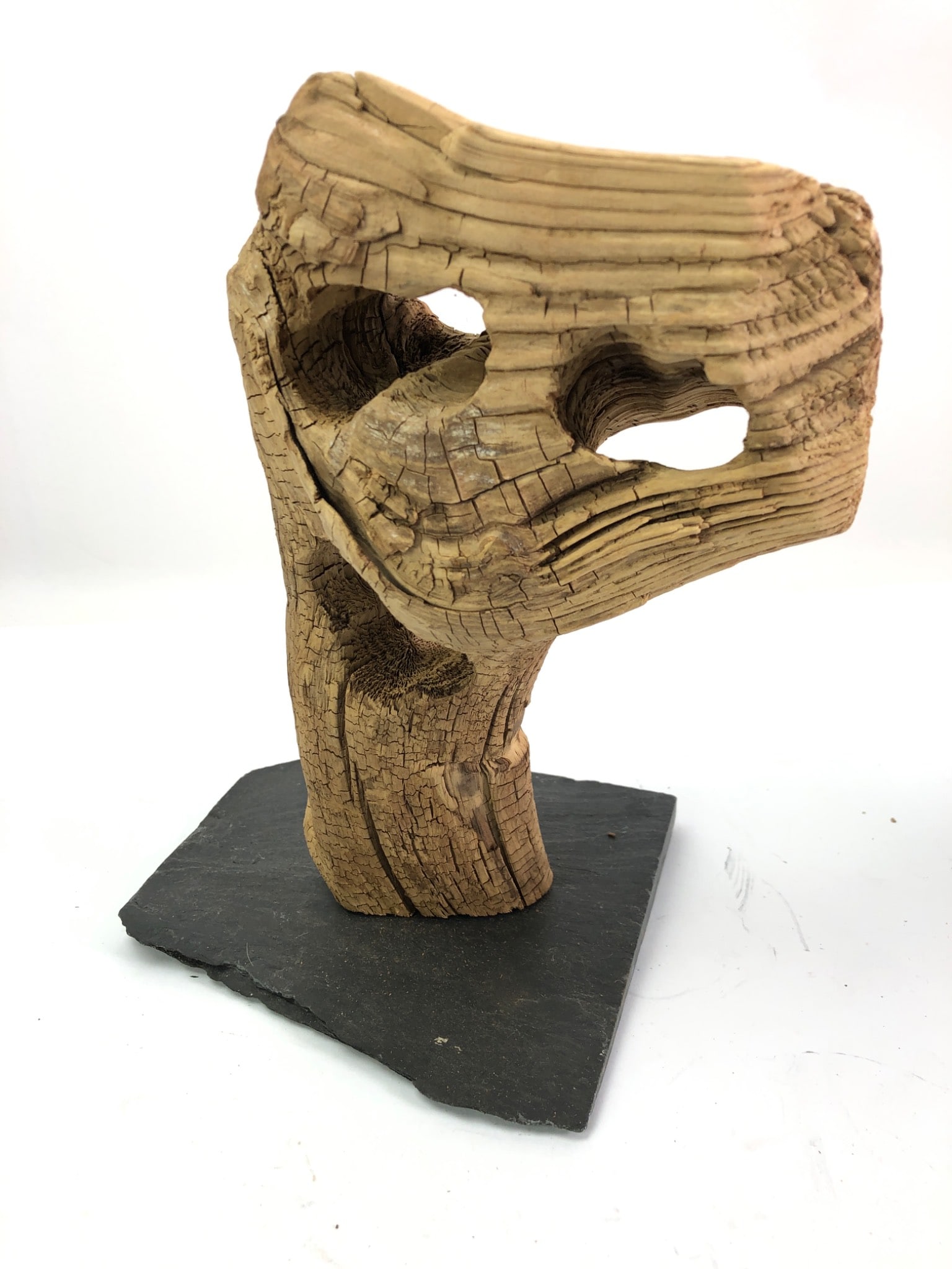 Driftwood Sculpture On Slate Base (1 of 4)