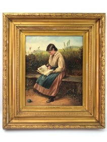 After J. Coghlan Oil On Canvas, 1892