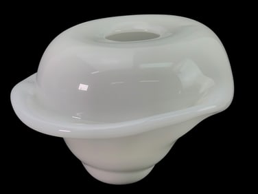Signed Handblown Art Glass Vase, 1975