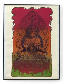 1967 Peter Max “Prana?? Poster Framed
