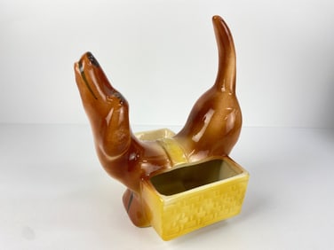 MCM A.L. Hirsch Dachshund Planter/Organizer