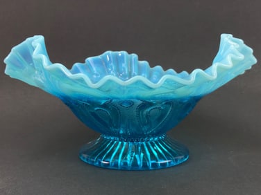 Rare Antique Dugan Glass UV Reactive Bowl