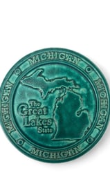 Pewabic Pottery Great Lakes State Tile