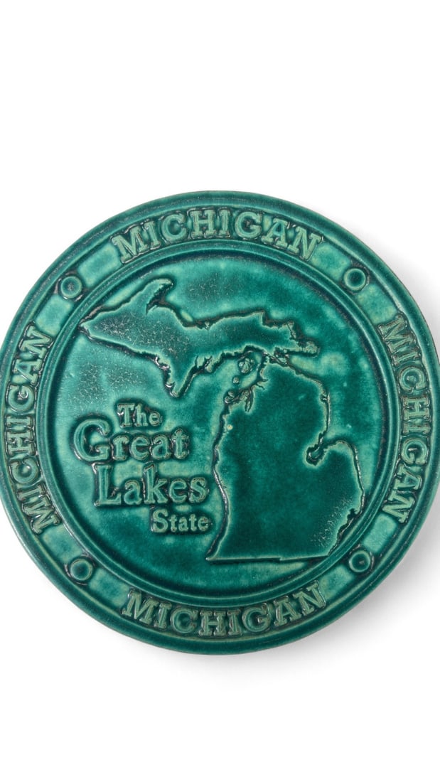 Pewabic Pottery Great Lakes State Tile (1 of 5)