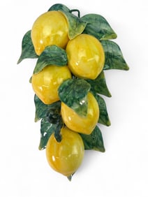 Majolica Italian Style Ceramic Lemons