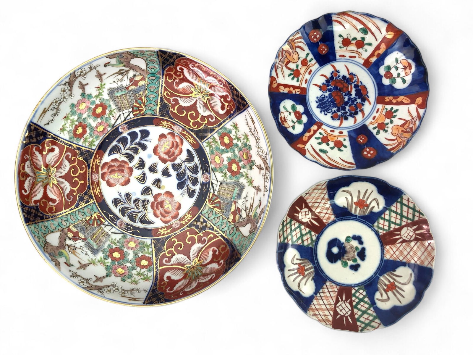 Vtg Japanese Platter And Plates (1 of 11)