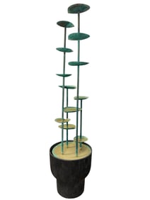 Silas Seandel Style Modernist Copper Fountain
