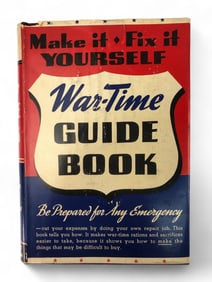 Rare 1942 War-Time Guide Book Hardcover