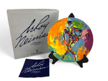 1974 Leroy Neiman Harlequin Plate Signed & Numbered