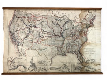 1926 Frank Bond United States Map