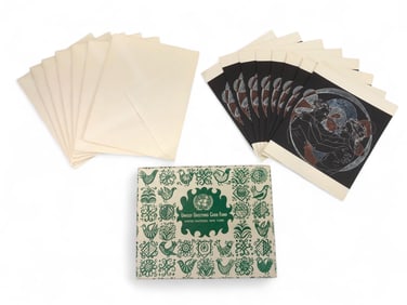 Rare Hans Erni Unicef Holiday Cards Set