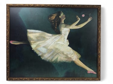 Mid-20th Century Style Ballerina Print