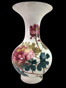 Chinese Porcelain Vase With Floral Design