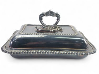 William Hutton & Sons Silver-Plated Covered Dish