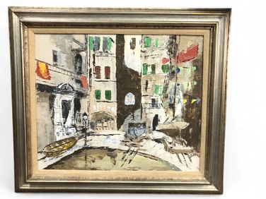 Old Town Venice By Douglas Day Framed Painting