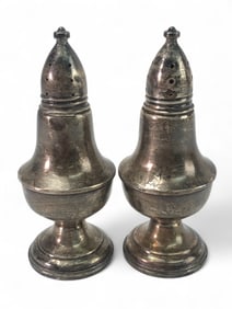 Columbia Sterling Weighted Salt Shakers