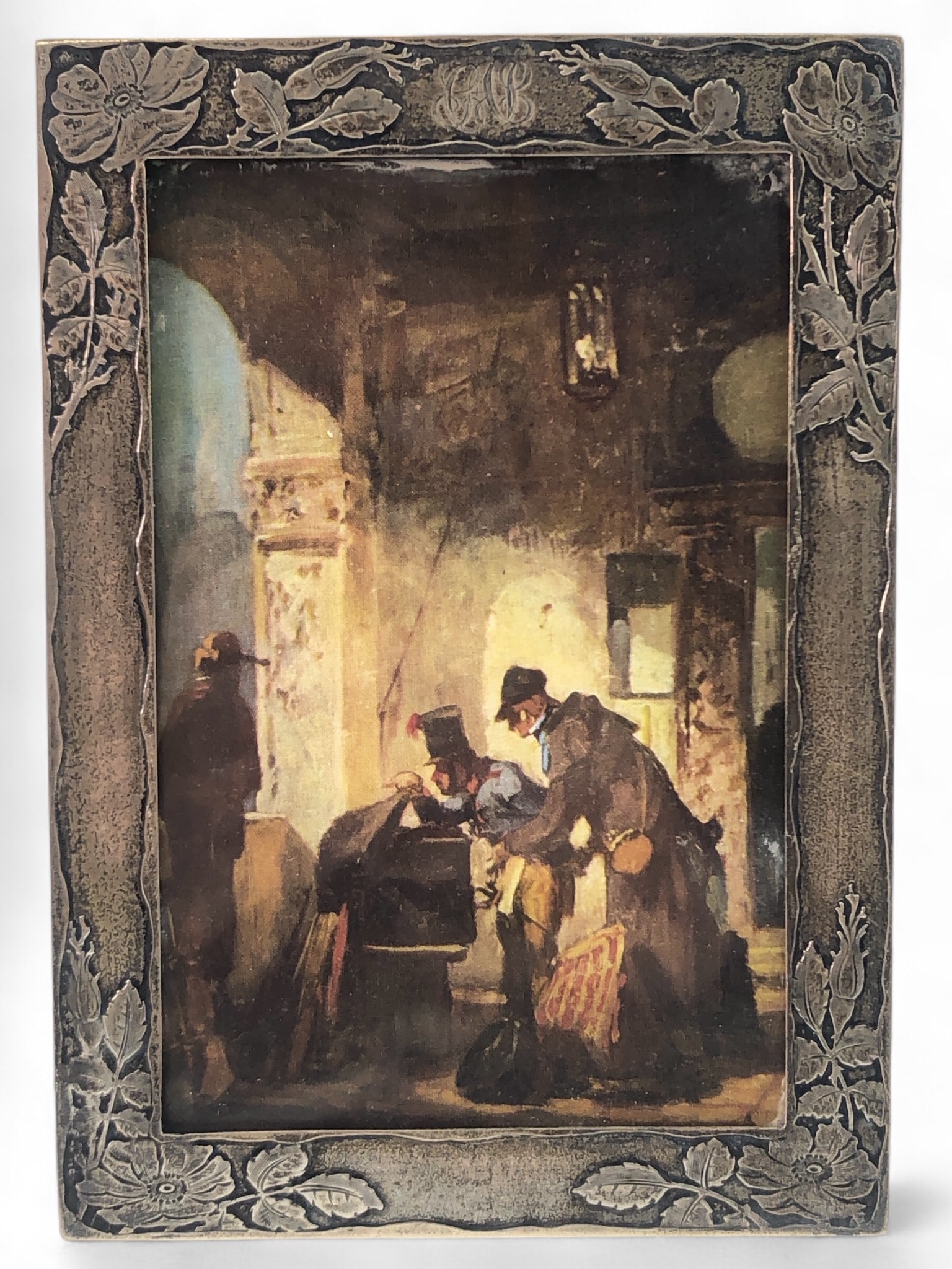 Sterling AV 753 Art Nouveau Frame 4.5 x 6.5 (1 of 8)