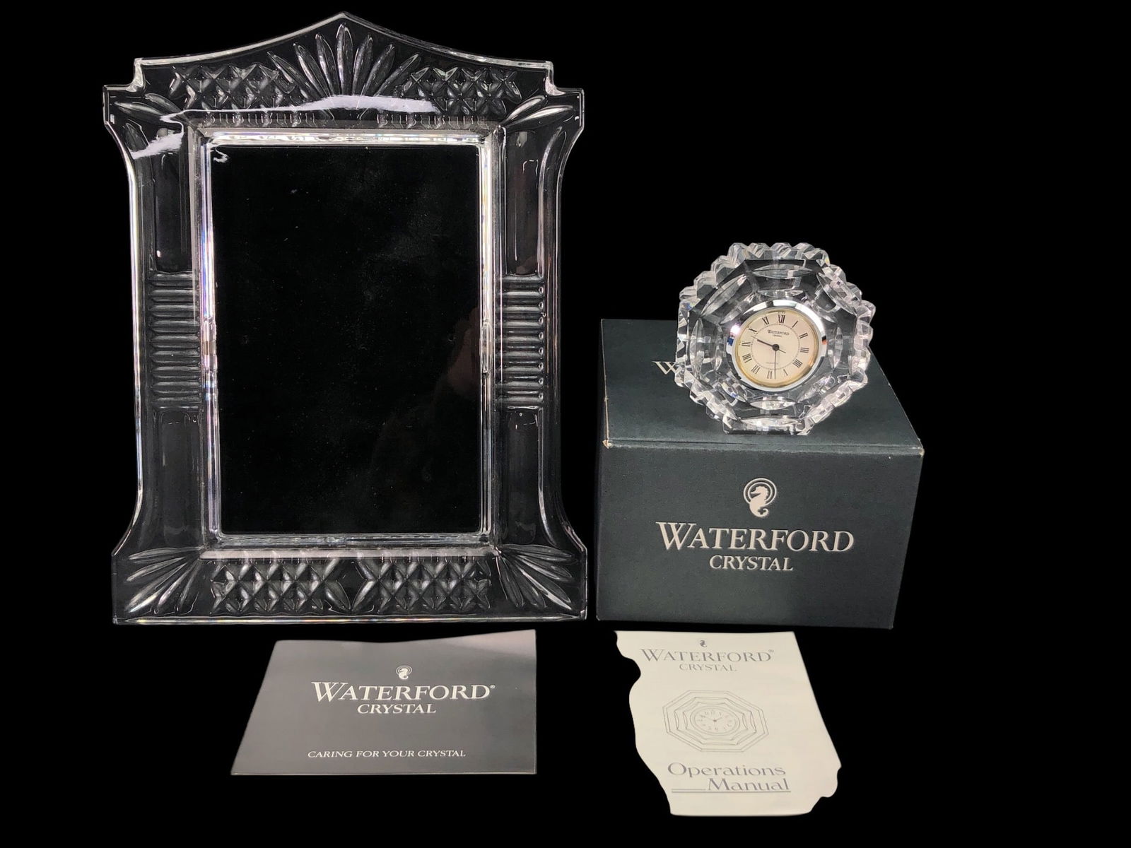 Waterford Crystal Frame And Clock Set (1 of 16)