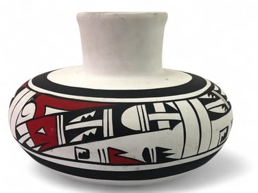 Vtg Signed R Galvan Native American Pottery