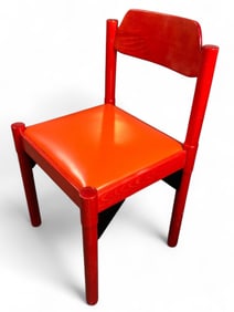 Memphis Style Vinyl Cushion Chair
