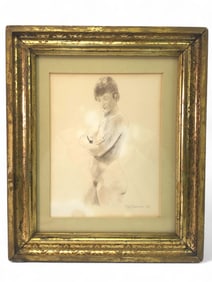 Rita Skoczen Signed Nude Portrait
