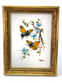 Verilyn Gallery Handpainted Butterfly Wall Art