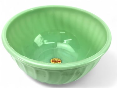 NWT Fire King Jadeite 2000 Swirl Mixing Bowl