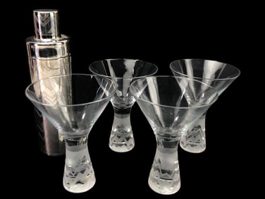 RARE Missoni For Target Cocktail Shaker & Glasses