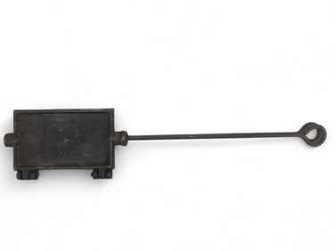 Antique Cast Iron Fire Pit Waffle Maker