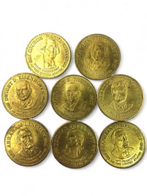 8 U.S. Presidents Commemorative Coins