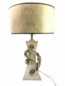 MCM Leslie China Abstract Lamp With Shade