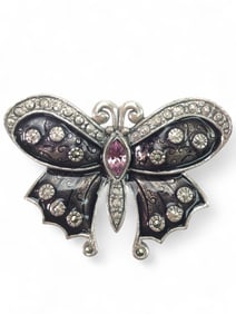 Vtg AAI Butterfly Brooch