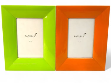 2 Papyrus Acrylic Frames 8 3/4 X 6 3/4