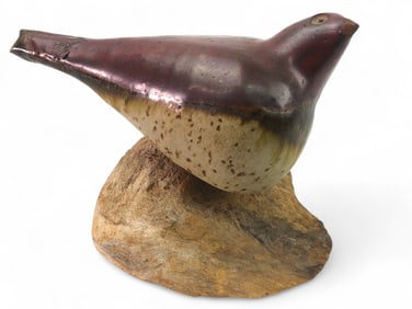 Rare MCM Bonnie Staffel Art Pottery Bird
