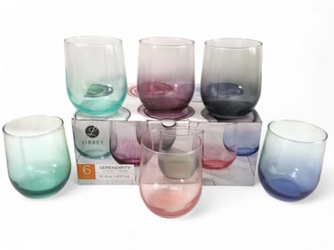 Libbey Serendipity Multicolor 6 Glass Set