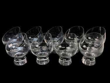 Kosta Boda Pippi Clear Glass Snifter Set