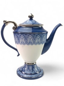 Bombay Blue And White Teapot With Lid