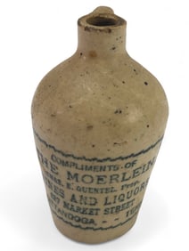 Antique Miniature Chattanooga Stoneware Bottle
