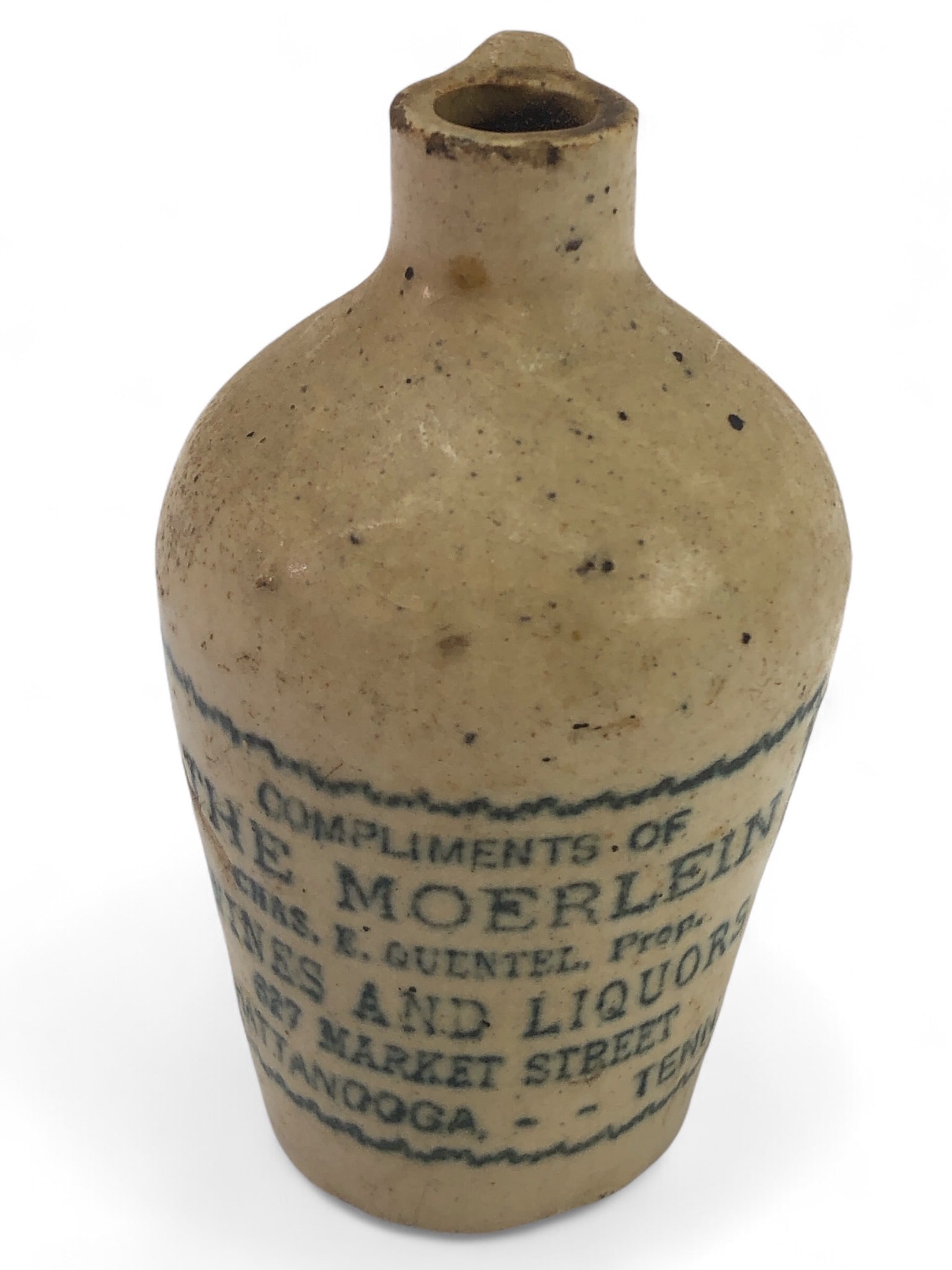 Antique Miniature Chattanooga Stoneware Bottle (1 of 6)