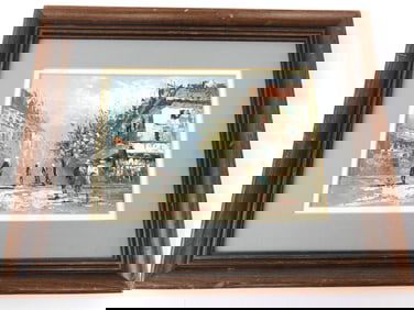 Original Oil Painting By Burnett