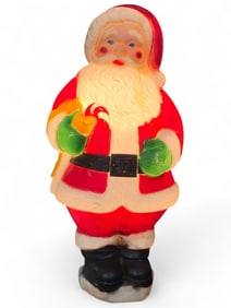 Vtg Santa Claus Blow Mold 31 Inches Tall