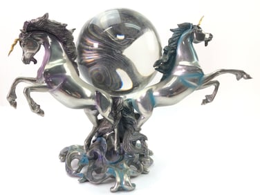 Franklin Mint Unicorns Of The New Age