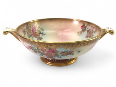 Legot China Hand-Painted Bowl W/Handles