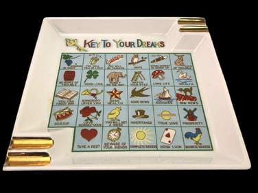 Vtg 1960 Key To Your Dreams Ashtray