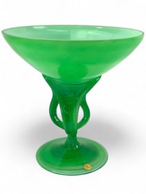 Made In Poland Handblown Glass Jellyfish Dish