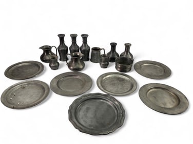 Heavy Pewter Made In Italy Set
