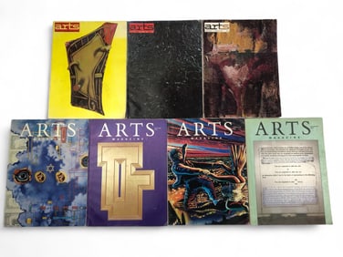 7 Issues Of Arts Magazine 1983-1988