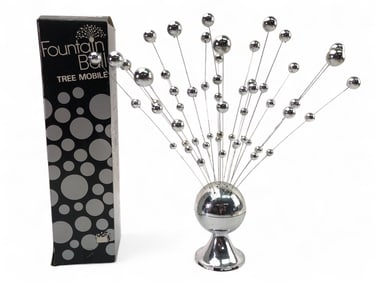 Vtg Fountain Ball Tree Mobile In Original Box